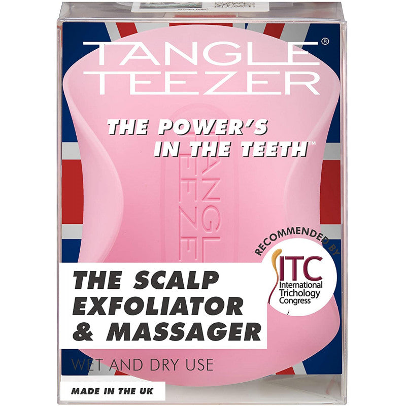 Tangle Teezer The Scalp Exfoliator & Massager Wet And Dry Use Brush Pretty Pink. Massaažihari roosa 1tk