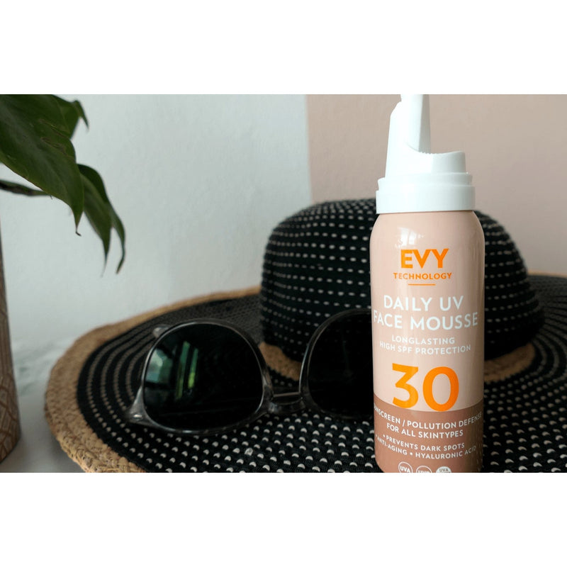 Evy Daily UV Face Mousse SPF30. Vananemisvastane päikesevaht näole 75ml