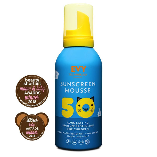 Evy Sunscreen Mousse SPF50 Kids. Päikesevaht lastele 150ml