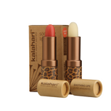 Kalahari Soothing Lips Set. Huulepulgakomplekt: Desert Rose (lõheroosa ja läbipaistev) 2x5g või Kalahari Sunset (tumelilla ja läbipaistev) 2x5g