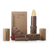 Kalahari Soothing Lips Set. Huulepulgakomplekt: Desert Rose (lõheroosa ja läbipaistev) 2x5g või Kalahari Sunset (tumelilla ja läbipaistev) 2x5g
