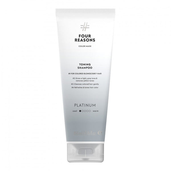 Four Reasons Color Mask Toning Shampoo Platinum. Tooniv šampoon värvitud juustele 250ml