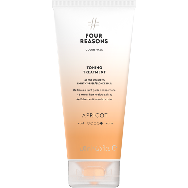 Four Reasons Color Mask Toning Treatment Apricot. Tooniv juuksemask värvitud juustele 200ml