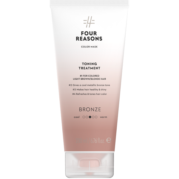 Four Reasons Color Mask Toning Treatment Bronze. Tooniv juuksemask värvitud juustele 200ml