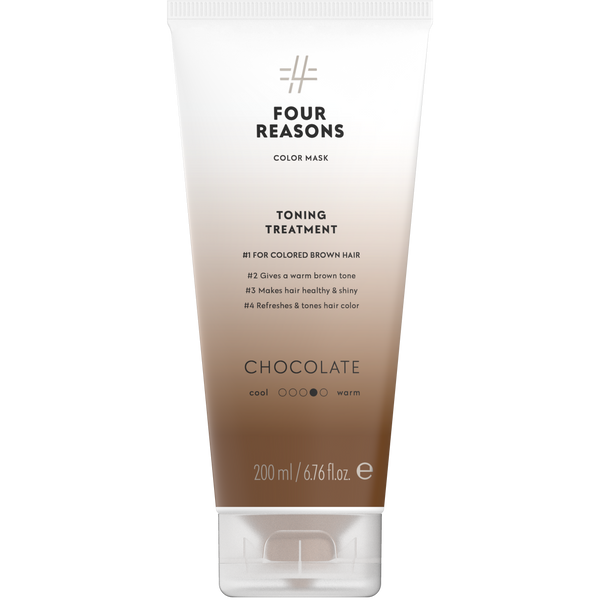 Four Reasons Color Mask Toning Treatment Chocolate. Tooniv juuksemask värvitud juustele 200ml