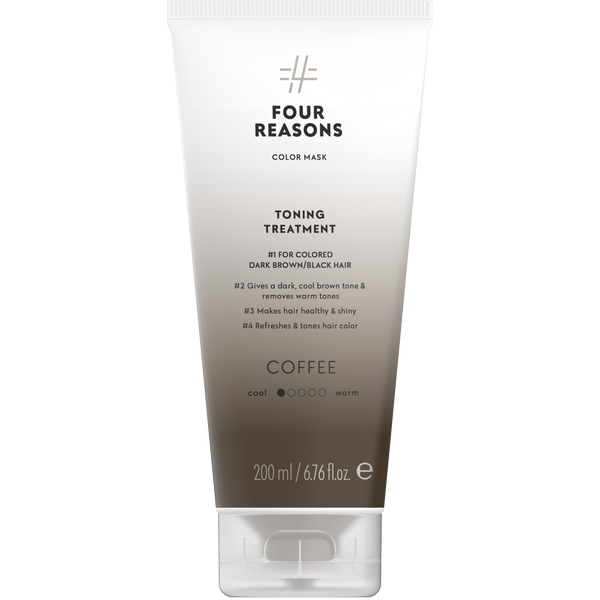 Four Reasons Color Mask Toning Treatment Coffee. Tooniv juuksemask värvitud juustele 200ml