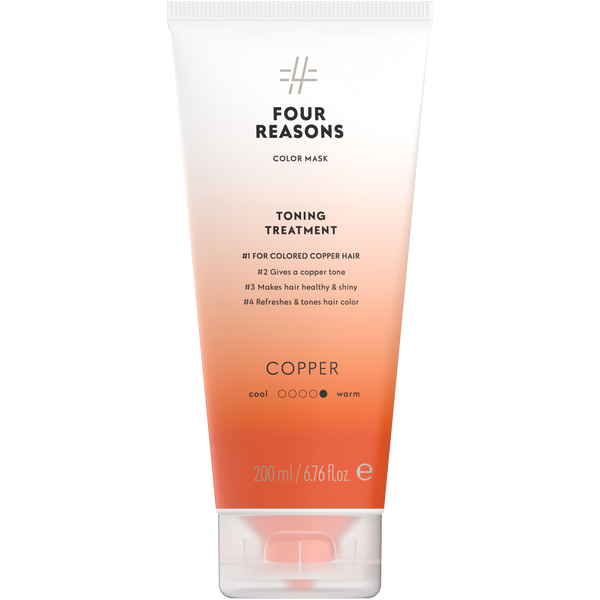 Four Reasons Color Mask Toning Treatment Copper. Tooniv juuksemask värvitud juustele 200ml