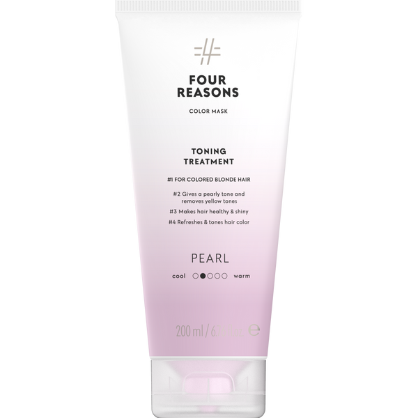 Four Reasons Color Mask Toning Treatment Pearl. Tooniv juuksemask värvitud juustele 200ml