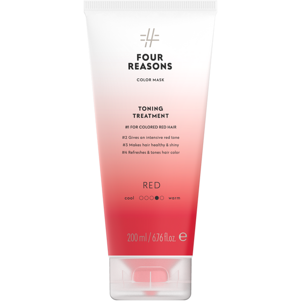 Four Reasons Color Mask Toning Treatment Red. Tooniv juuksemask värvitud juustele 200ml