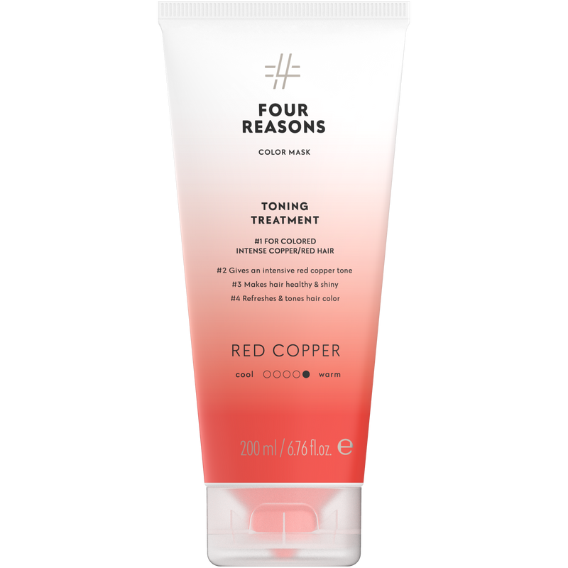 Four Reasons Color Mask Toning Treatment Red Copper. Tooniv juuksemask värvitud juustele 200ml