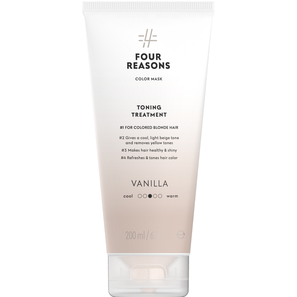 Four Reasons Color Mask Toning Treatment Vanilla. Tooniv juuksemask värvitud juustele 200ml