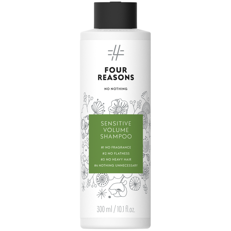 Four Reasons No Nothing Sensitive Volume Shampoo. Kohevust andev lõhnavaba šampoon  300ml