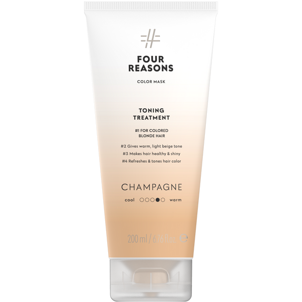 Four Reasons Color Mask Toning Treatment Champagne. Tooniv juuksemask värvitud juustele 200ml