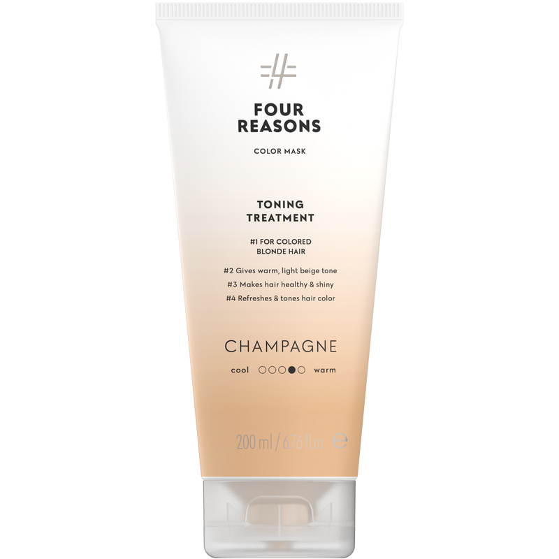 Four Reasons Color Mask Toning Treatment Champagne. Tooniv juuksemask värvitud juustele 200ml