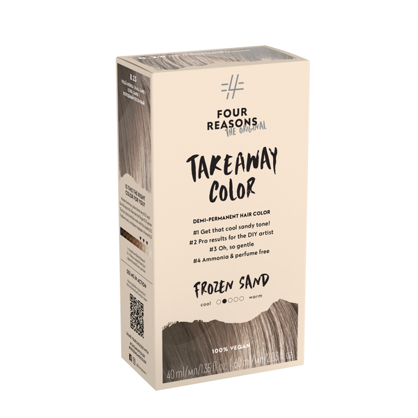 Four Reasons Takeaway Color Demi-Permanent Hair Color 8.23 Frozen Sand. Ammoniaagi- ja lõhnaainete vaba poolpüsivärv 40ml+60ml