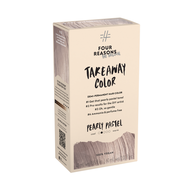 Four Reasons Takeaway Color Demi-Permanent Hair Color 9.12 Pearly Pastel. Ammoniaagi- ja lõhnaainete vaba poolpüsivärv 40ml+60ml