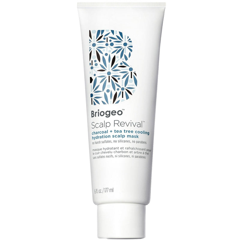 Briogeo Scalp Revival™ Charcoal+Tea Tree Cooling Hydration Scalp Mask. Jahutav ja niisutav peanahamask kuivale ja ketendavale nahale  177ml