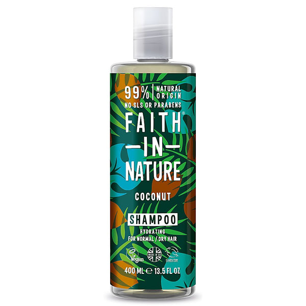 Faith In Nature Hydrating Shampoo Coconut For Normal/Dry Hair. Niisutav šampoon kookosõliga normaalsetele/kuivadele juustele 400ml