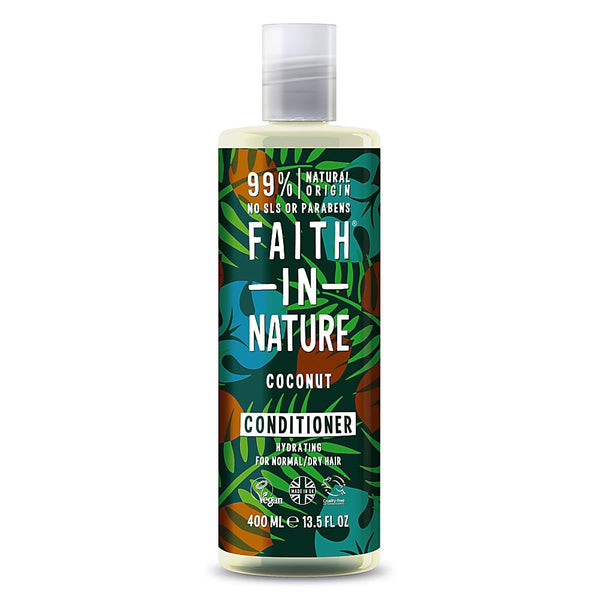 Faith In Nature Hydrating Conditioner Coconut For Normal/Dry Hair. Niisutav palsam kookosõliga normaalsetele/kuivadele juustele 400ml