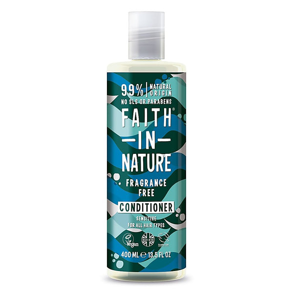 Faith In Nature Fragnance Free Conditioner Sensitive For All Hair Types. Lõhnavaba palsam tundlikule peanahale, kõikidele juuksetüüpidele 400ml