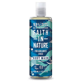 Faith In Nature Fragnance Free Body Wash Sensitive. Lõhnavaba kehapesugeel tundlikule nahale  400ml