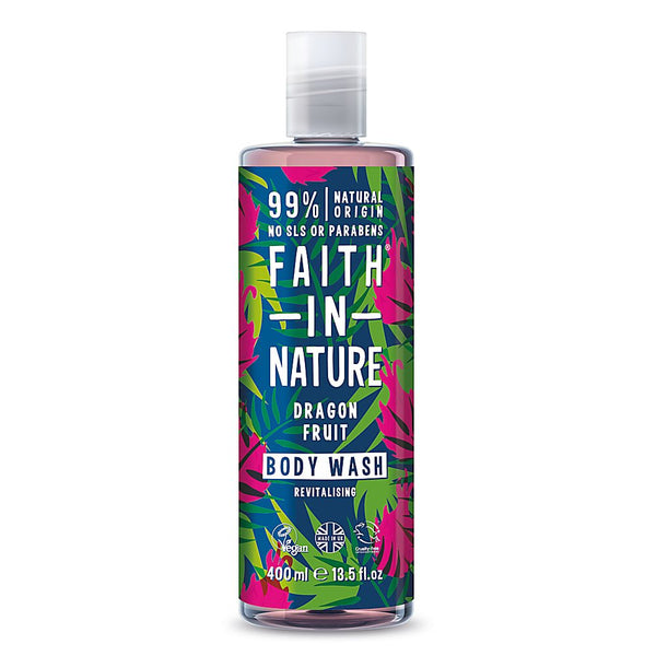 Faith In Nature Revitalising Body Wash Dragon Fruit. Elustav kehapesugeel draakonivilja ekstraktiga  400ml