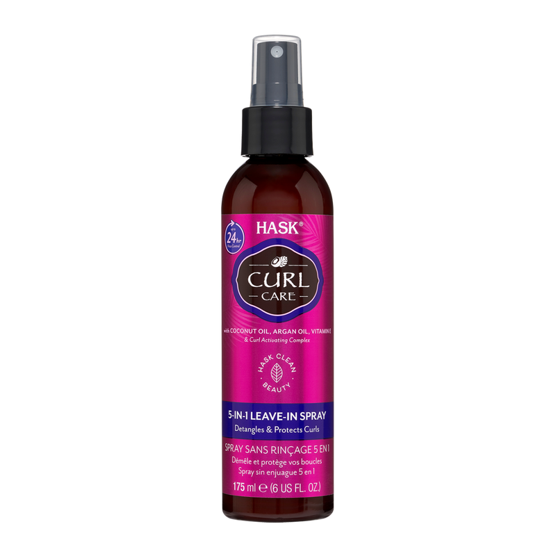 Hask Curl Care 5-In-1 Leave-In Spray. Piserdatav palsam lokkis juustele 175ml
