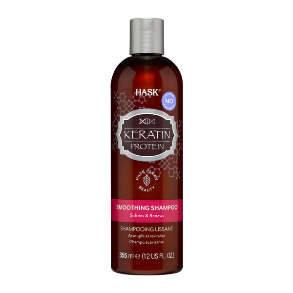 Hask Keratin Protein Smoothing Shampoo. Siluv šampoon keratiinproteiiniga 355ml