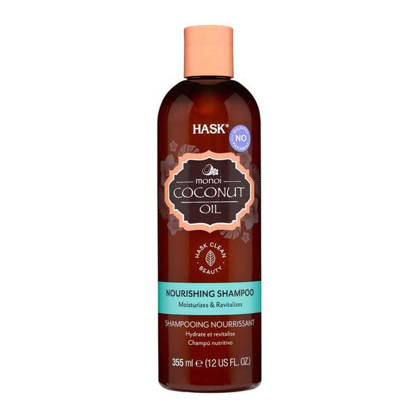 Hask Monoi And Coconut Oil Nourishing Shampoo. Monoi ja kookose toitev šampoon 355ml