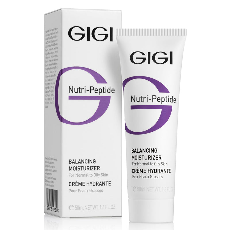 GIGI Nutri Peptide Balansing Moisturizer For Normal To Oily Skin. Kerge niisutav kreem normaalsele ja rasusele nahale 50ml