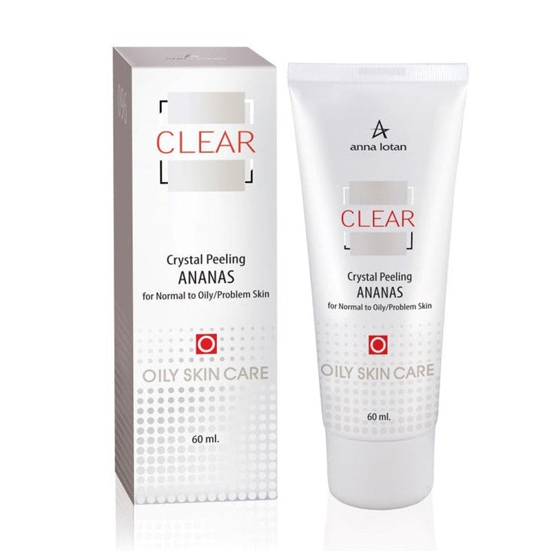 Anna Lotan Clear Ananas Crystal Peeling For Normal To Oily Skin. Naha pindmiste kihtide koorija normaalsele ja rasusele nahale 60ml
