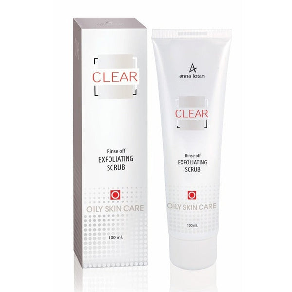Anna Lotan Clear Rince Off Exfoliating Scrub For Oily Skin. 100 % naturaalne puhastav koorija rasusele nahale 100ml
