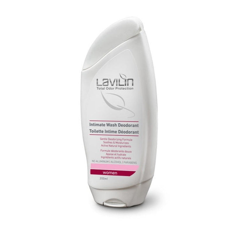 Lavilin Intimate Wash Deodorant Women. Parabeeni-, alumiiniumi- ja alkoholivaba intiimpesugeel-sprei naistele 200ml