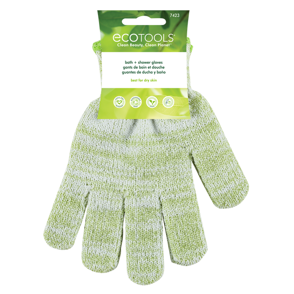 Ecotools Bath+Shower Gloves. Koorivad pesukindad 1tk