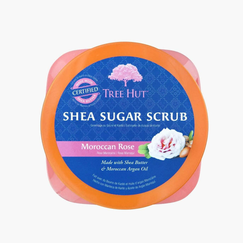 Tree Hut Shea Sugar Scrub Moroccan Rose. Suhkrukoorija Maroko roos 510g