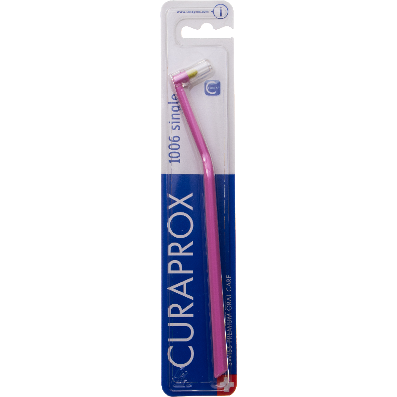 Curaprox CS 1006 Single Monobrush. Üksiku harjatutiga hambahari 1tk