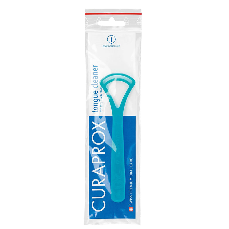 Curaprox CTC 202 Tongue Cleaner Double Blade. Keelekaabits kahe kaabitsaga 1tk