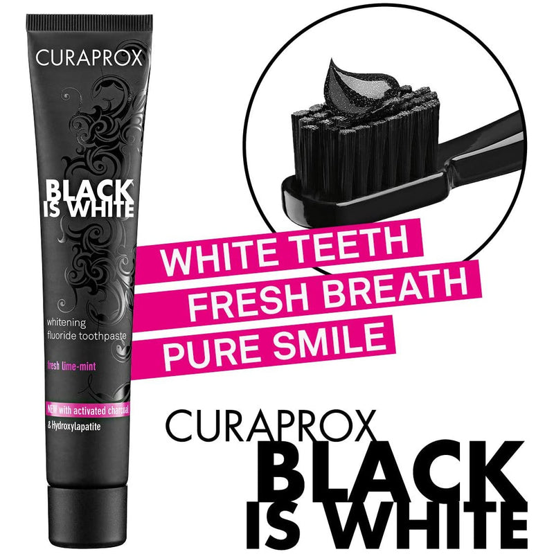 Curaprox Black Is White Toothpaste. Hambapasta 90ml