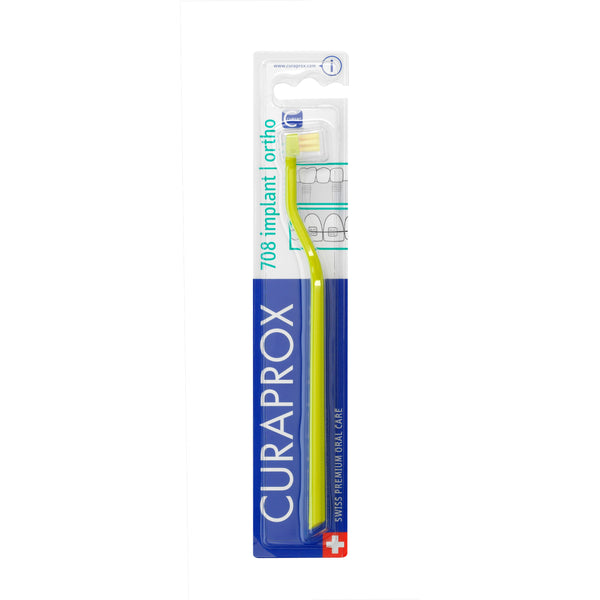 Curaprox CS 708 Ortho&Implant Toothbrush. Hambahari breketite, hambaklambrite ja implantaatide puhastamiseks 1tk