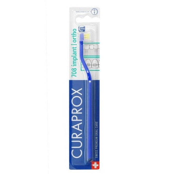 Curaprox CS 708 Ortho&Implant Toothbrush. Hambahari breketite, hambaklambrite ja implantaatide puhastamiseks 1tk