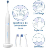 Curaprox Hydrosonic Pro Sonic Electric Toothbrush + Brush Heads 3Pcs. Elektriline hambahari + vahetusharjad 3tk