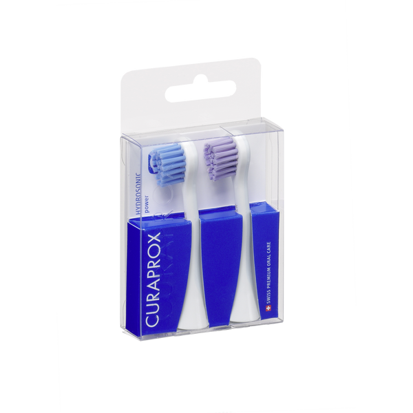 Curaprox Hydrosonic Pro Power Replacement Brush Heads 2Pcs. Elektrilise hambaharja tilgakujulised vahetusharjad 2tk