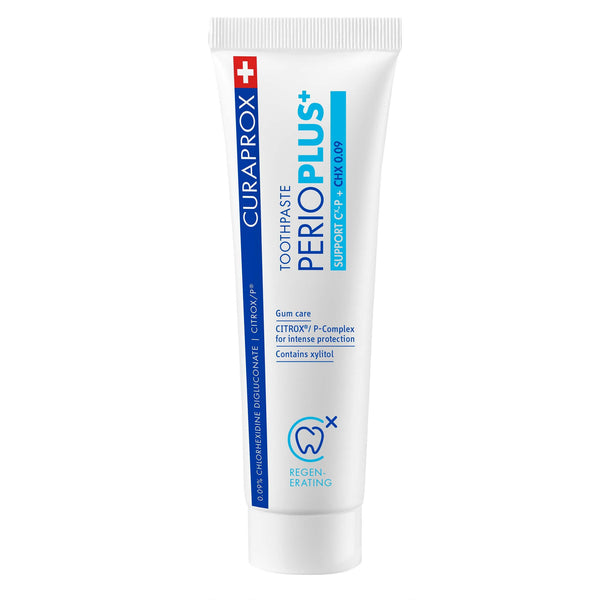 Curaprox Perio Plus+ Support Toothpaste 0,09% CHX And Citrox. Hambapasta ja Citrox 75ml