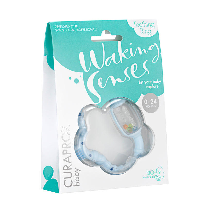 Curaprox Baby Teething Ring. Närimisrõngas imikule, 1tk (erinevad toonid)
