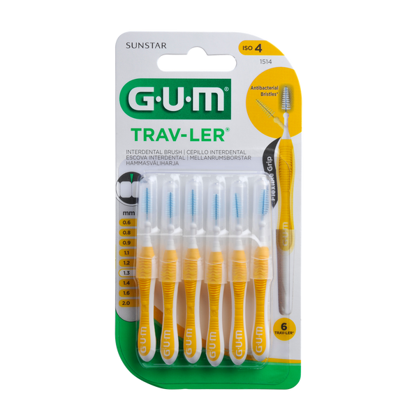 GUM Trav-Ler 1,3mm N6. Hambavaheharjad 1.3mm 6tk