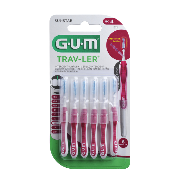 GUM Trav-Ler 1,4mm N6. Hambavaheharjad 1.4mm 6tk