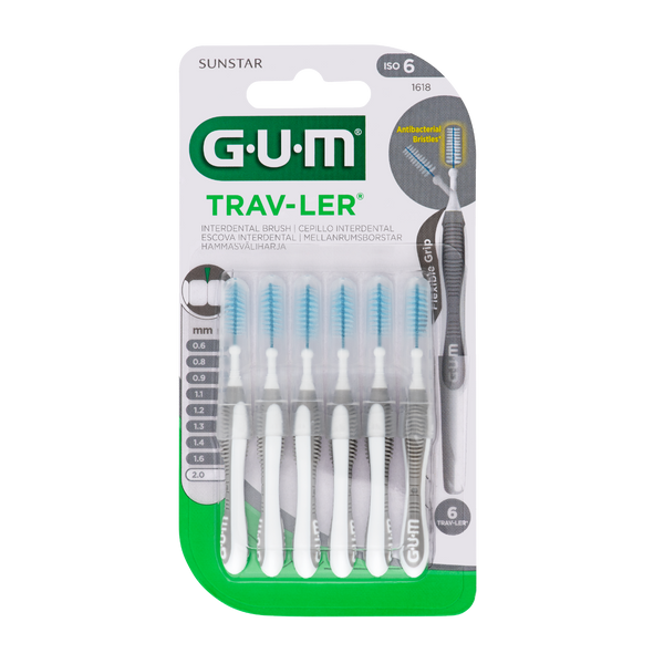 GUM Trav-Ler 2,0mm N6. Hambavaheharjad 2.0mm 6tk