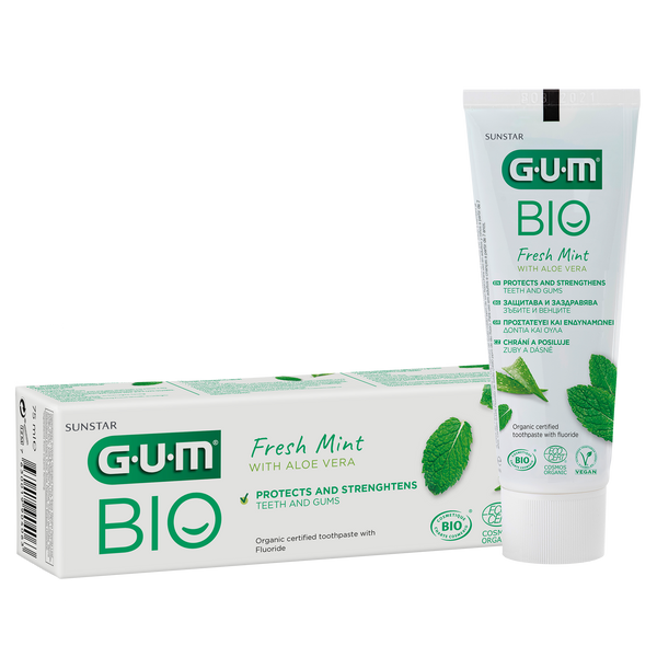 GUM BIO Organic Toothpaste With Fluoride. BIO orgaaniline hambapasta 75ml