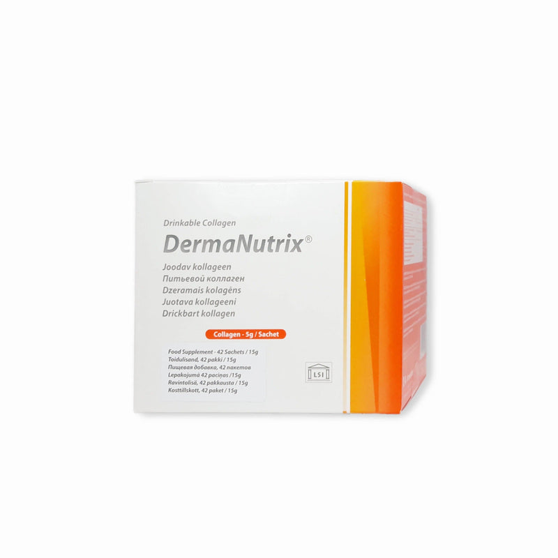 Dermanutrix Drinkable Collagen. Joodav kollageenigeel, hapuka passioonivilja maitsega 42tk