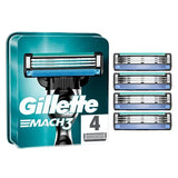 Gillette Mach3 Razor Blades Refills. Vahetatav 3 teraga raseerimispea 4tk